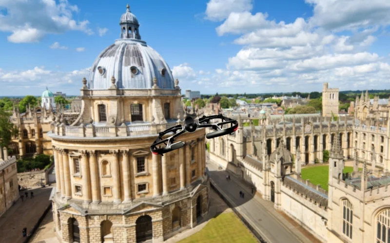 Leica BLK2FLY autonomous aerial laser scanner capturing exterior geometry of historic buildings for 3D documentation and preservation workflows