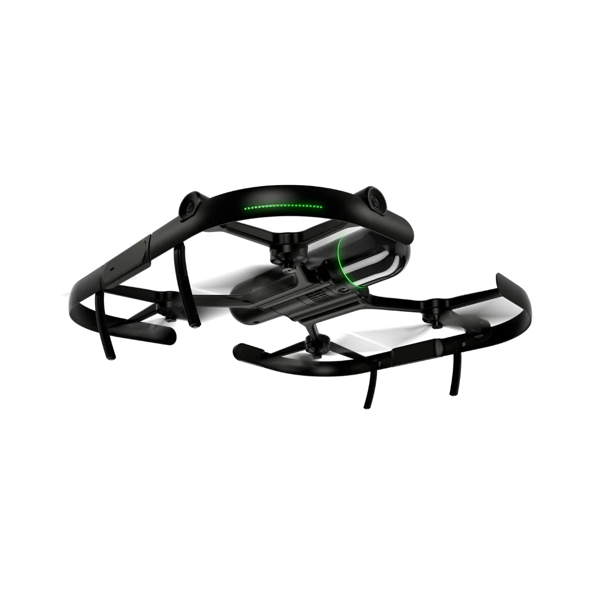 Underside view of Leica BLK2FLY autonomous aerial scanner highlighting multi-sensor design for advanced reality capture