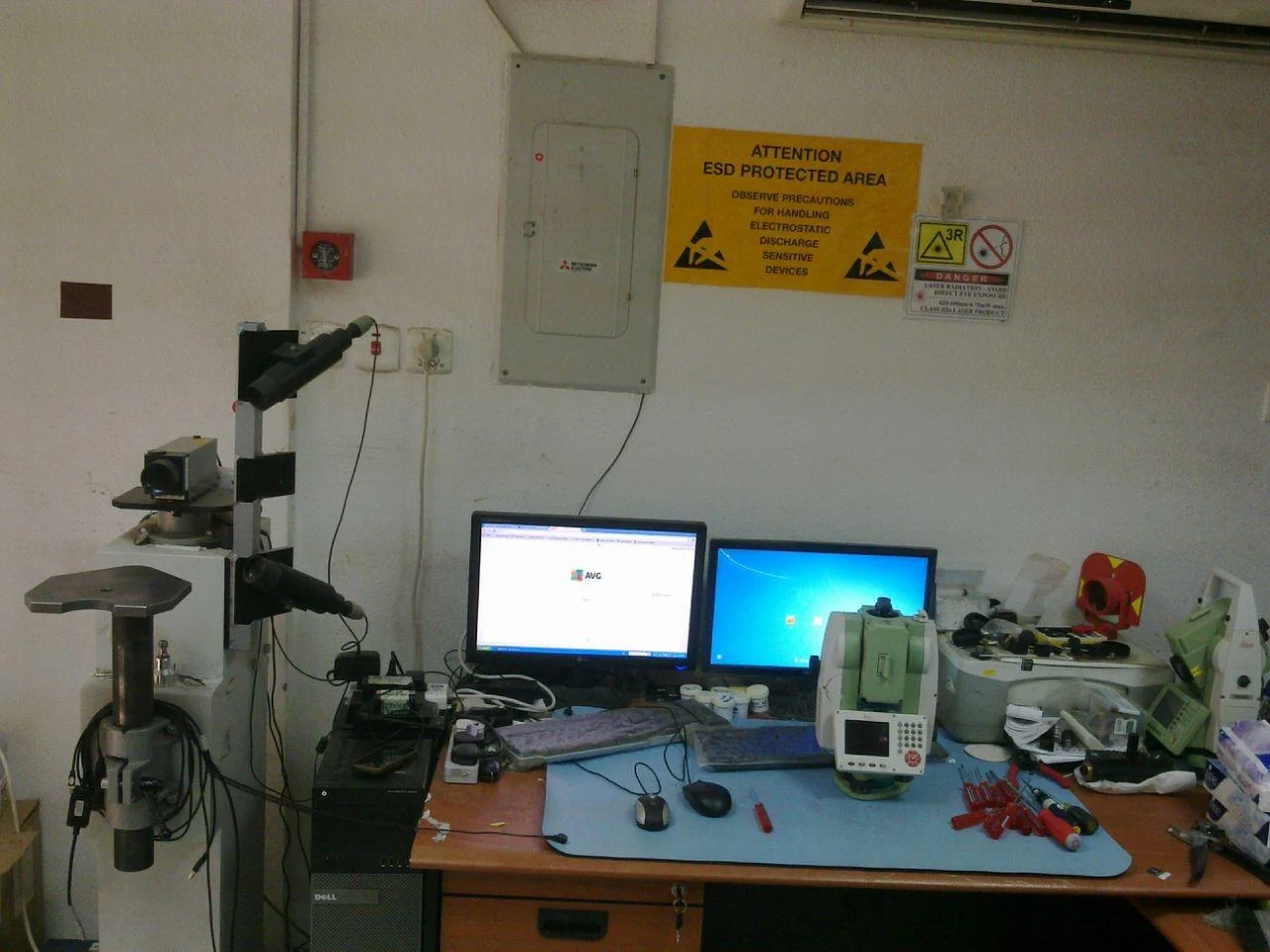 SITML Madinah Service & Support Workshop | Leica Geosystems Saudi Arabia Authorized Leica Geosystems service and calibration workbench at SITML Madinah facility