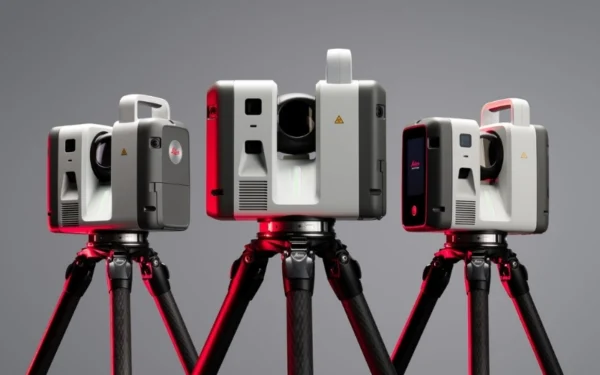 Leica RTC Series laser scanners on tripods showing scalable 3D laser scanning performance for coordinated field capture, connected workflows and multi-scanner project efficiency