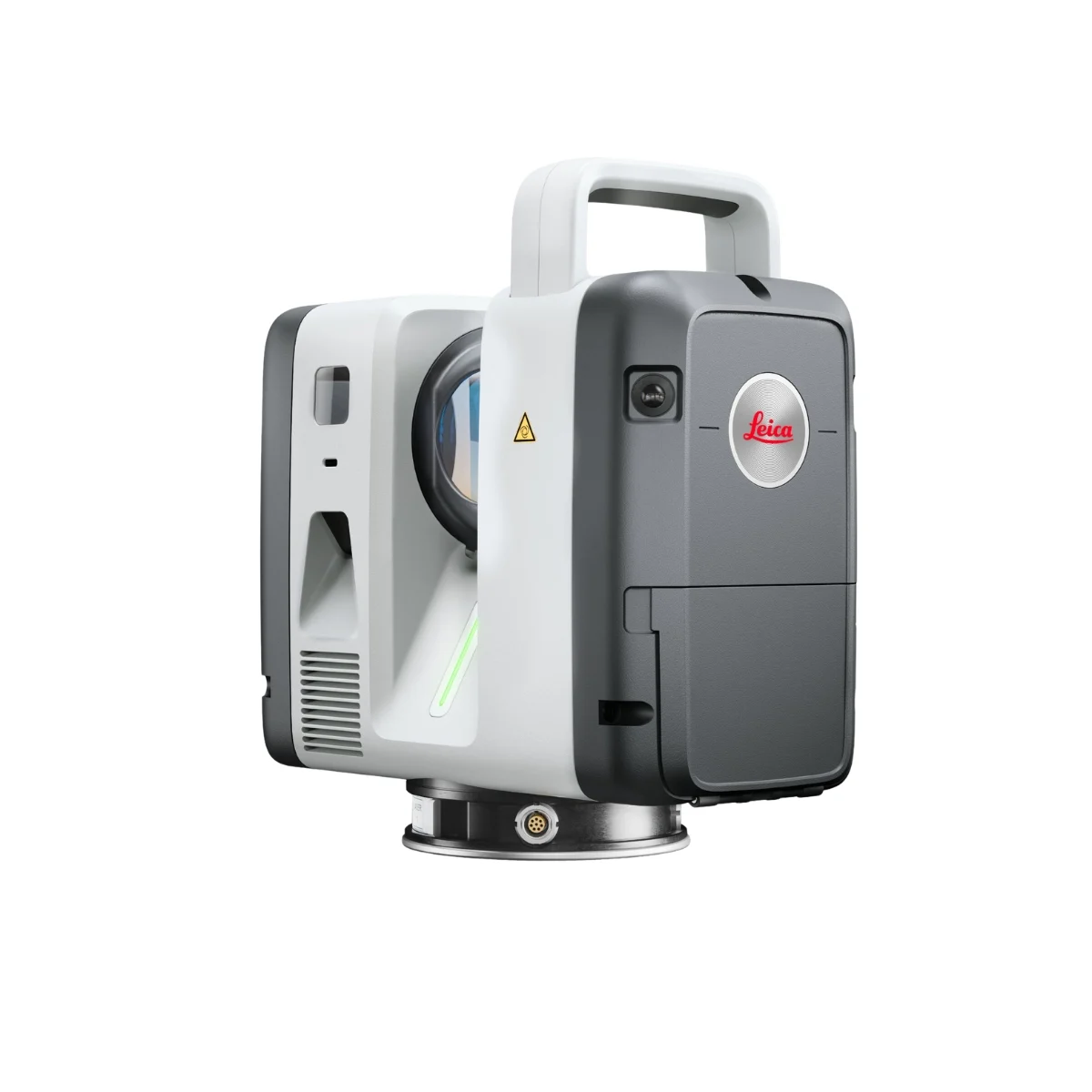 Leica RTC Series 3D laser scanner shown from the front angle for professional reality capture workflows