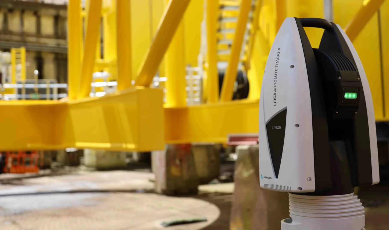 Leica Absolute Tracker ATS800 in a precision manufacturing environment