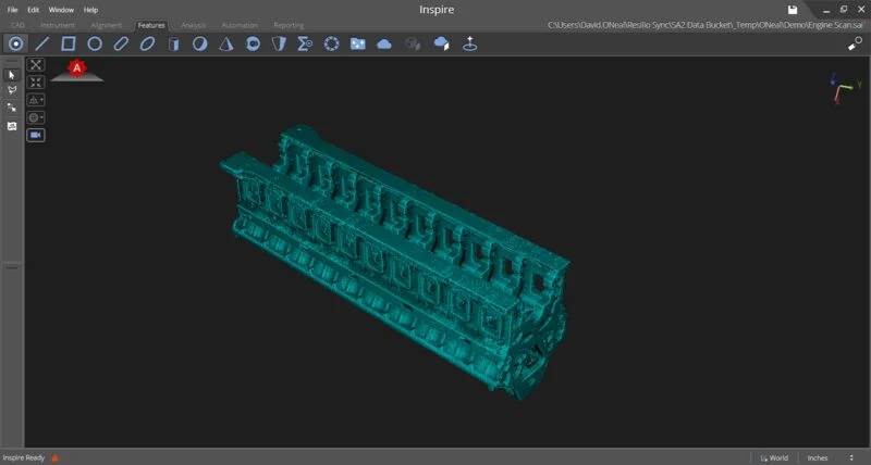 Hexagon Inspire 3D Scan Data Visualisation