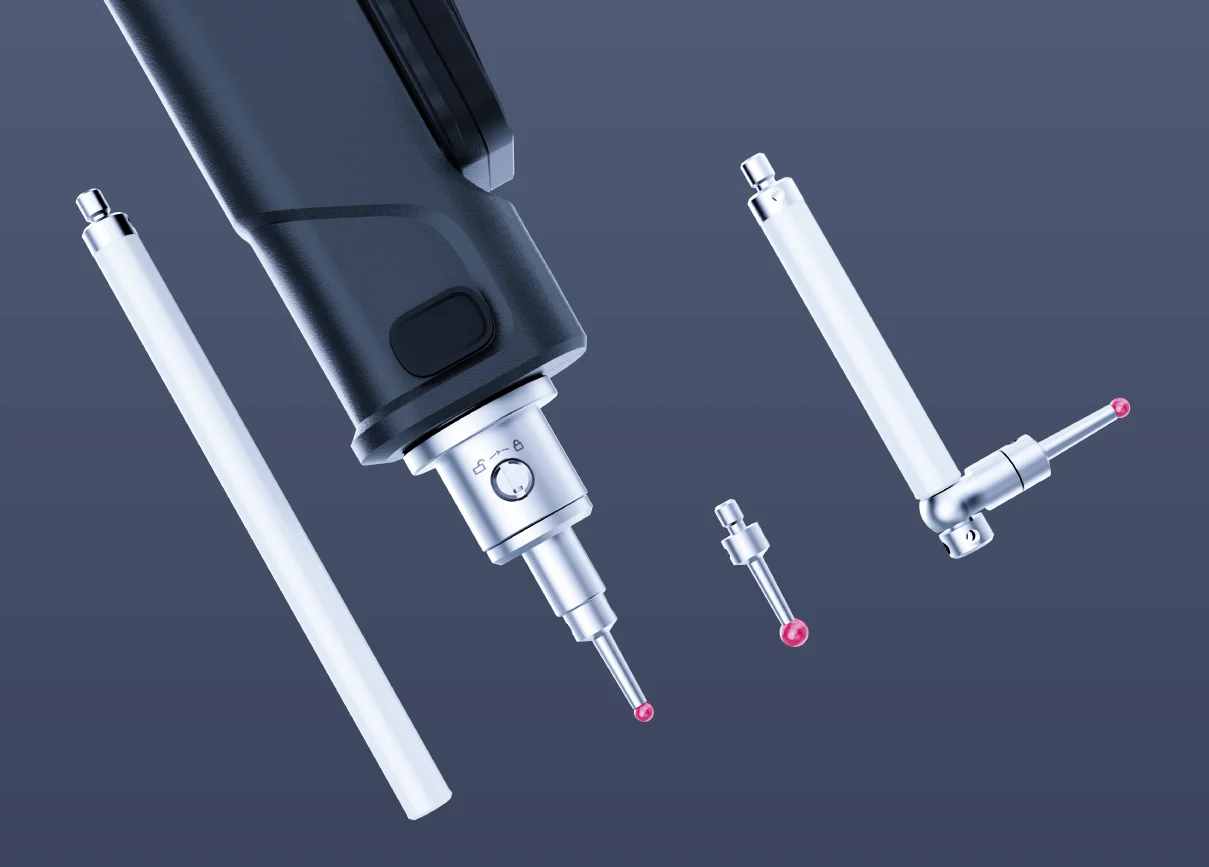 FreeProbe Series Interchangeable Probe Tips and Extensions FreeProbe Series interchangeable probe tips, extension rods and L-type adapter for recessed and hard-to-reach dimensional measurement points