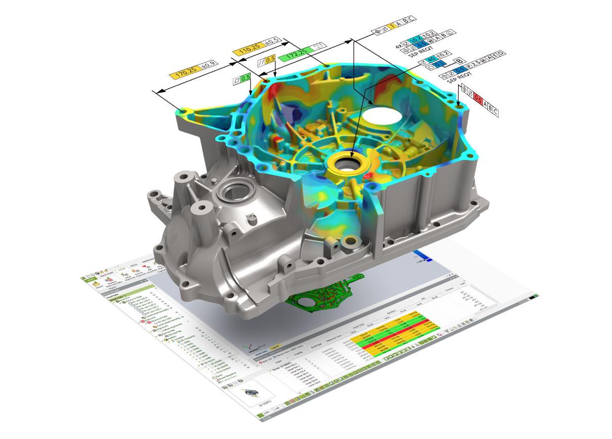 Geomagic Control X Dimensional Inspection and Deviation Analysis