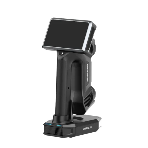 FreeScan Omni Series standalone wireless metrology 3D scanner with touchscreen and docking base