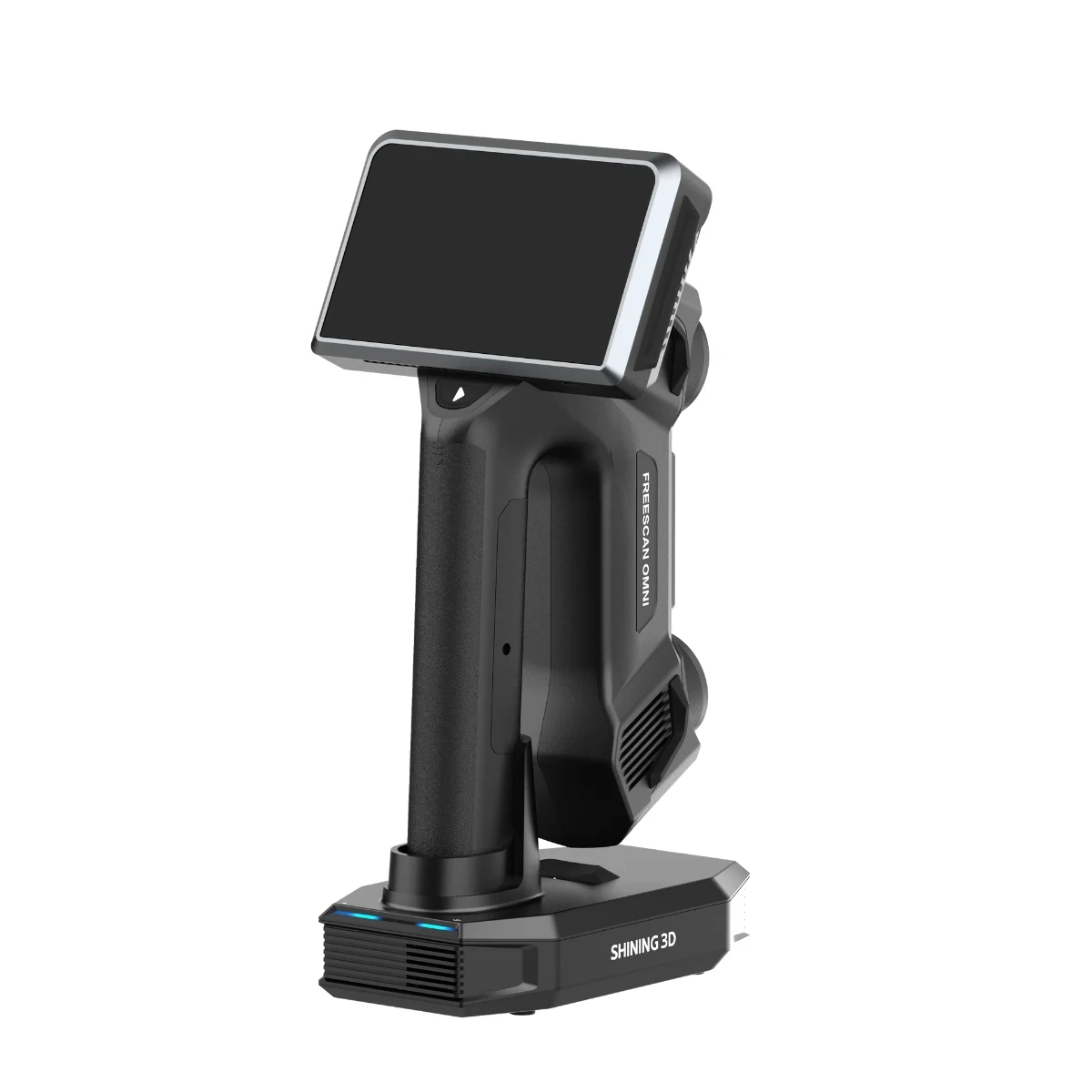 FreeScan Omni Series standalone wireless metrology 3D scanner with touchscreen and docking base