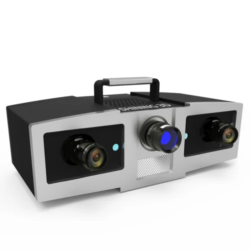 SHINING 3D OptimScan 5M Plus industrial 3D scanner with dual cameras, central projector and carrying handle