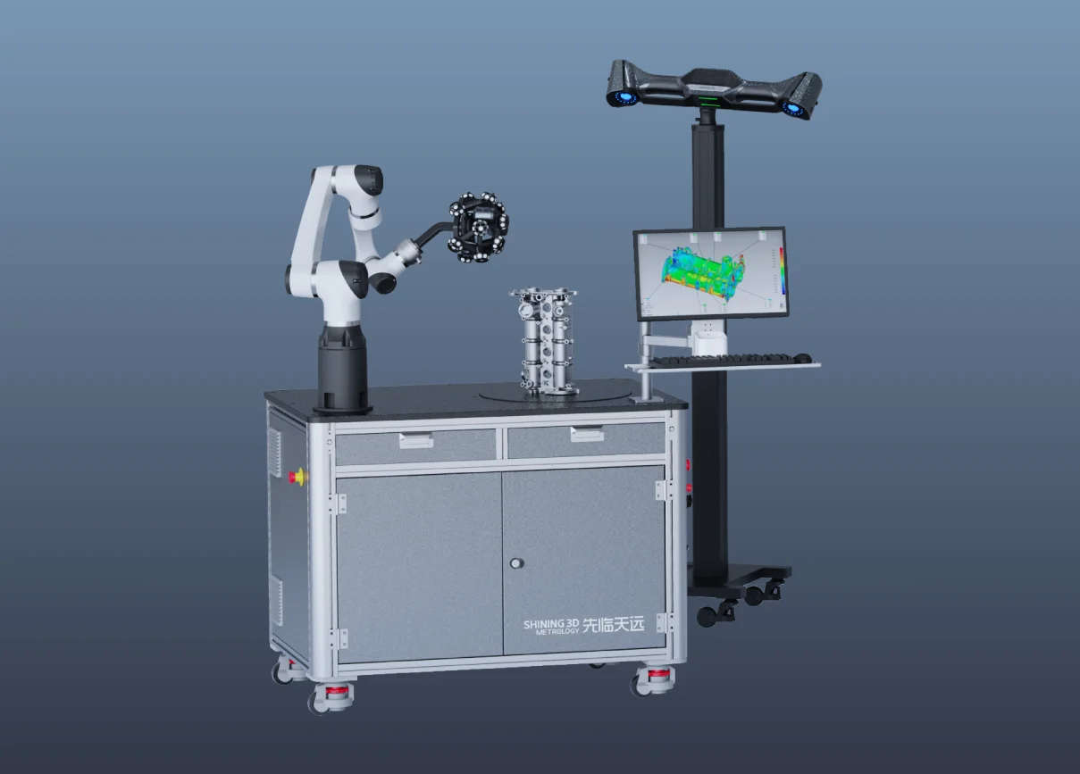 SHINING 3D RobotScan Trak Nova Mobile Automated 3D Inspection System